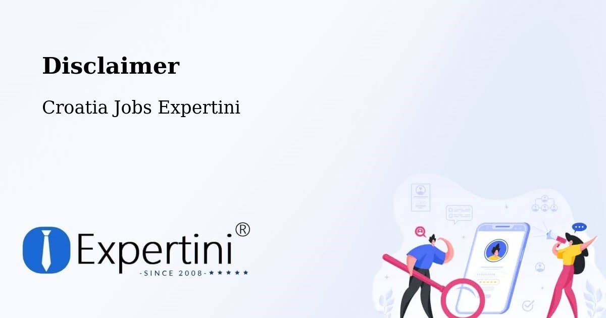 Disclaimer – Strmec - Croatia Jobs Expertini